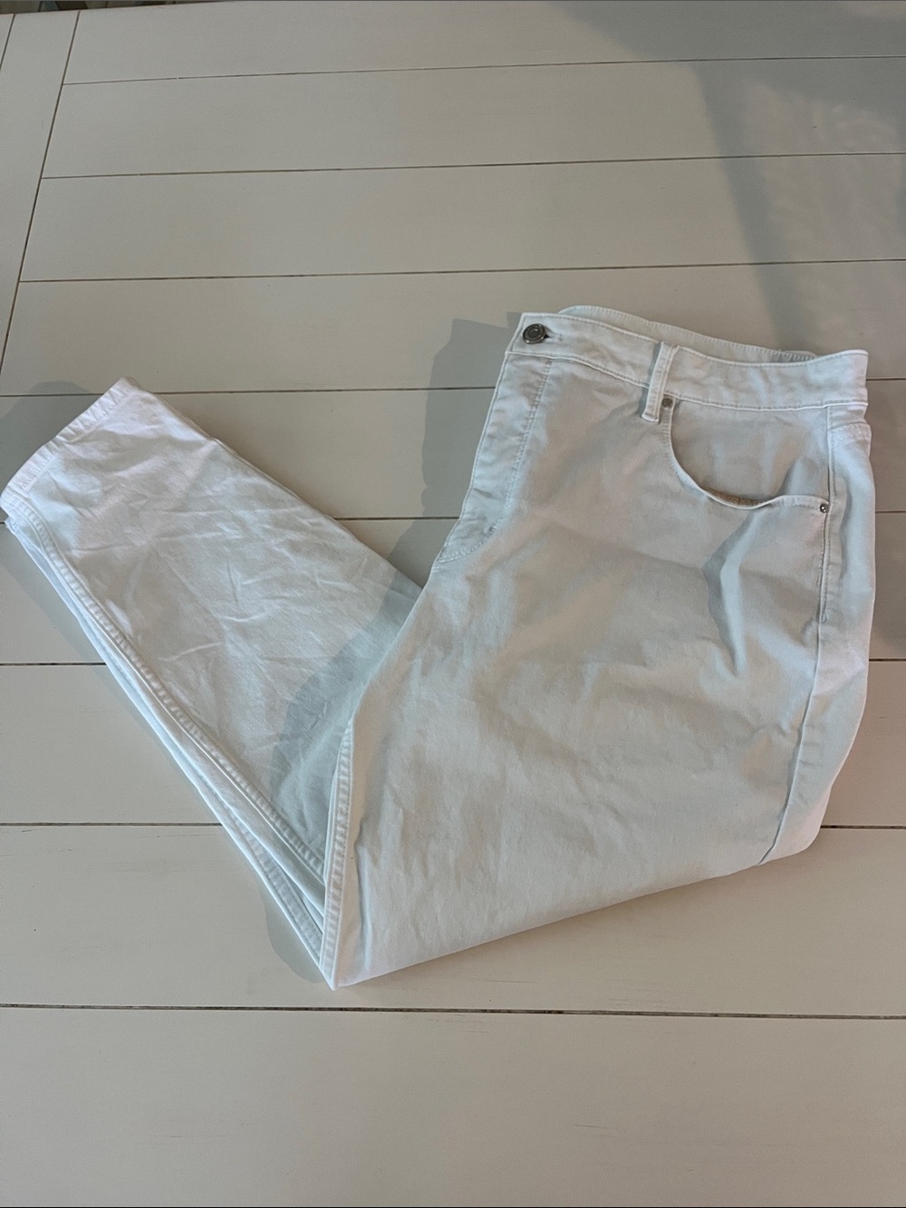 White House Black Market Women's Skinny Jeans - White